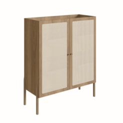 Armário Cristaleira Bar 2 Portas 93cm ATS Hanover