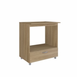 Balcão Para Forno e Cooktop 5 Bocas com 01 Gaveta CMP Oak