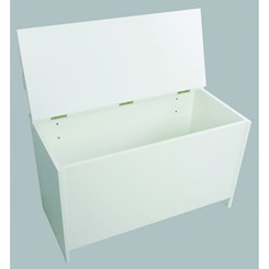 Caixa porta trecos com encosto Completa Móveis Branca
